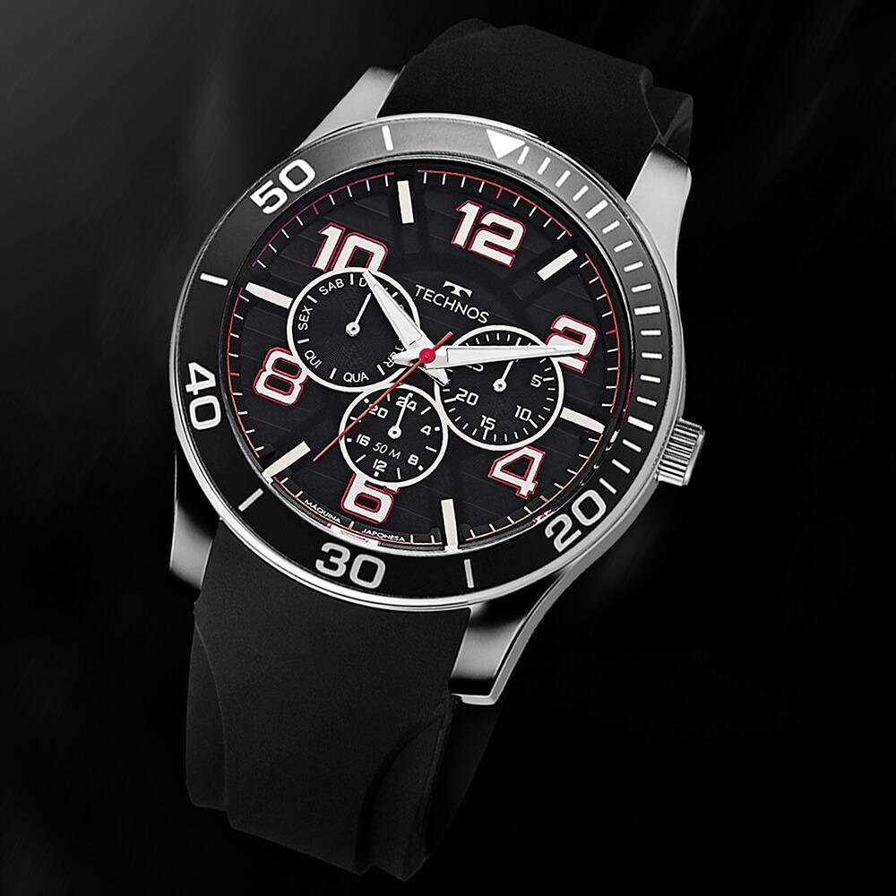Relógio Technos Masculino Performance Racer 6P29ALP/2P Preto 4