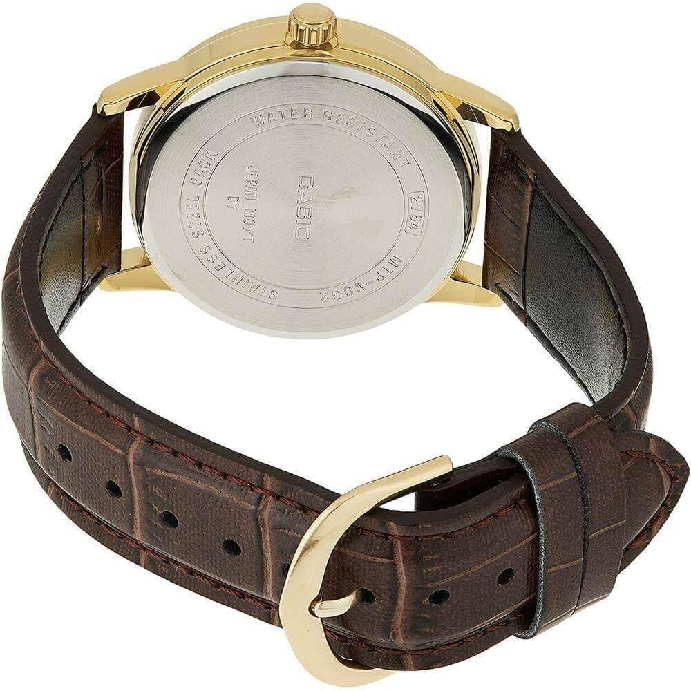 Relógio Casio Collection Masculino MTP-V002GL-1BUDF Marrom 2