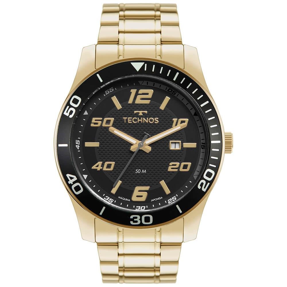 Relógio Technos Masculino Performance Racer 2115TWB/1P Dourado 1