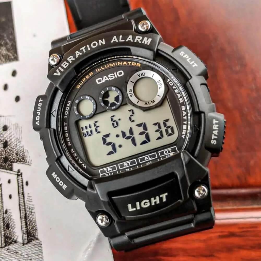 Relógio Casio Masculino W-735H-1AVDF Preto 2