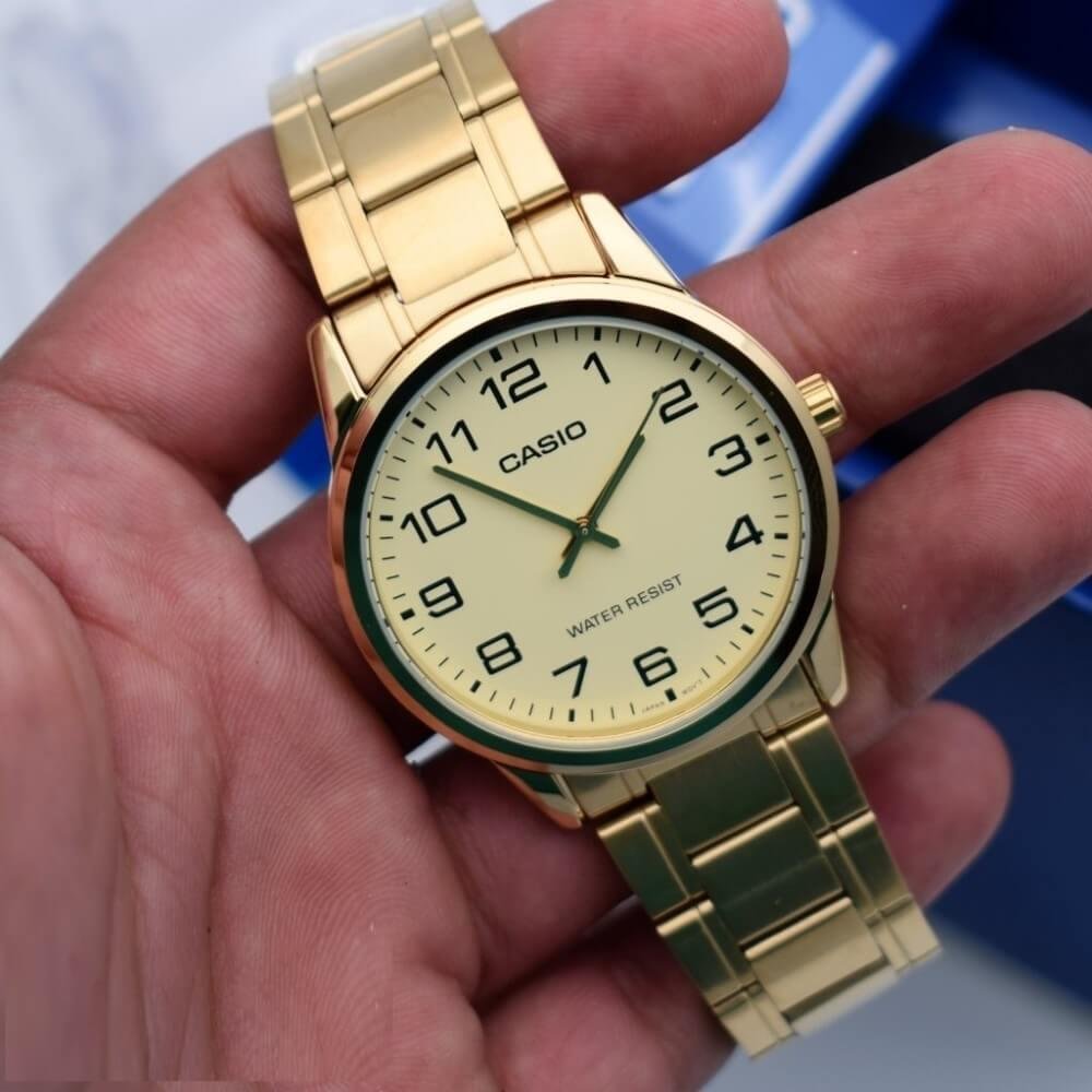 Relógio Casio Collection Masculino MTP-V001G-9BUDF Dourado 4