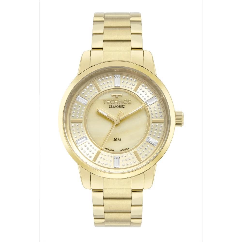 Relógio Technos Feminino St. Moritz 2039EE/1D Dourado 1