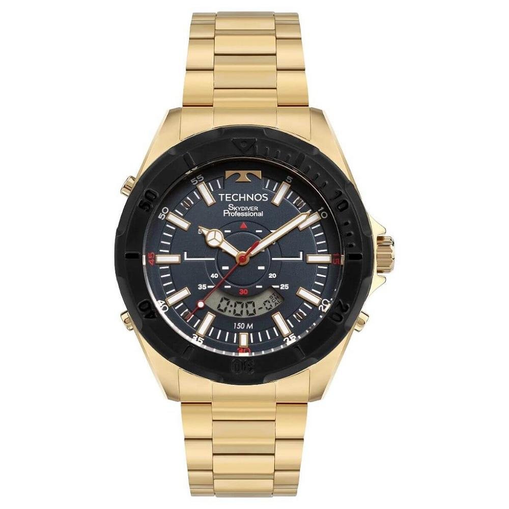 Relógio Technos Masculino Skydiver WT2050AM/1A Dourado 1