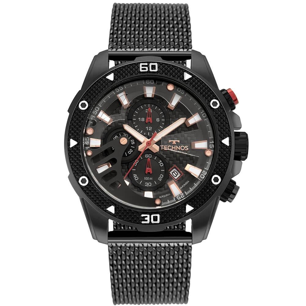 Relógio Technos Masculino Ts_Carbon JS15FS/1F Preto 1