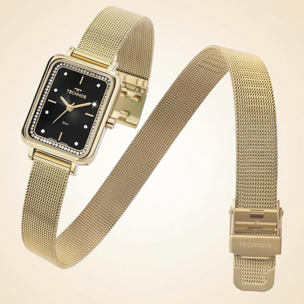 Relógio Technos Feminino Mini Dourado GL32AP/1P Dourado 2