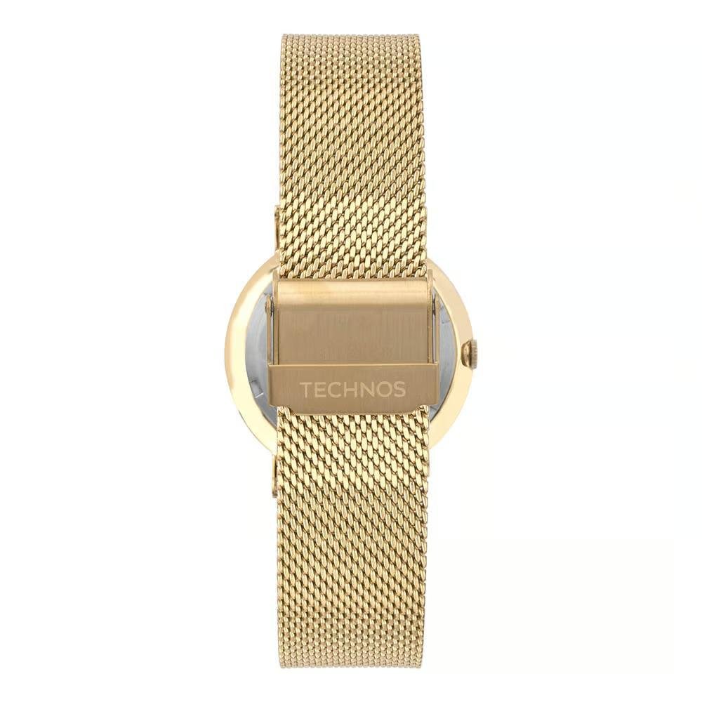 Relógio Technos Feminino Slim 6P29AMA/1D - Safira Dourado 3