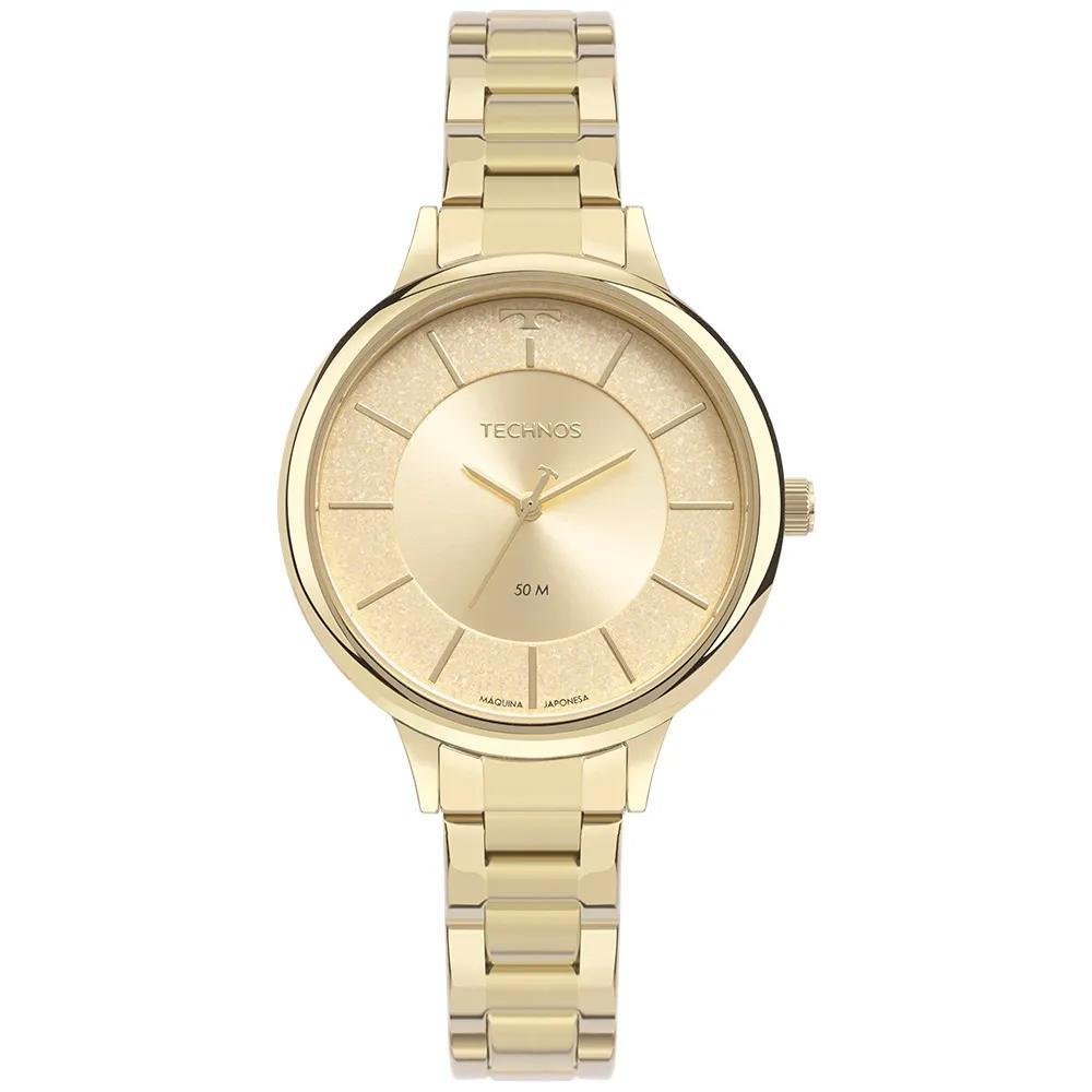 Relógio Technos Feminino Brilho 2036MRE/1X Dourado 1