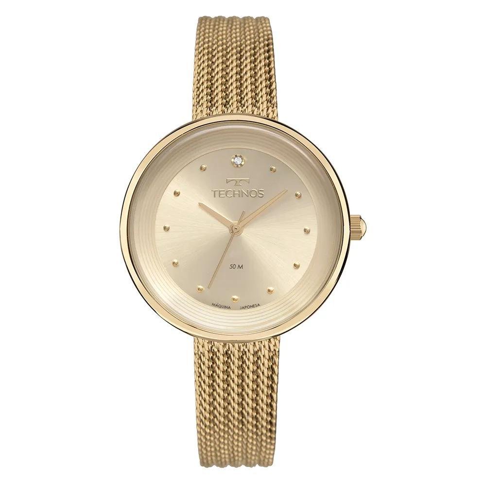Relógio Technos Style Feminino 2035NAW/1D Dourado 1