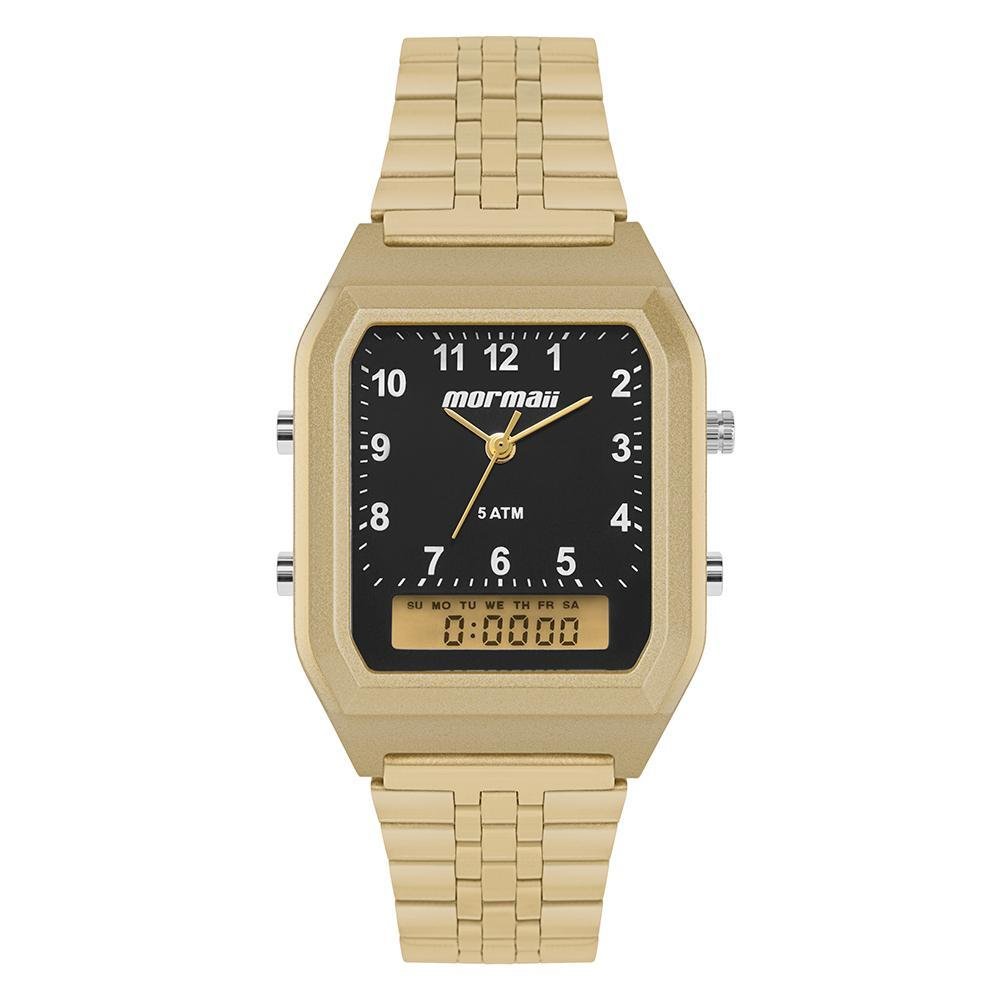 Relógio Mormaii Feminino Vintage Dourado - MOPC21JALG/7P Dourado 1