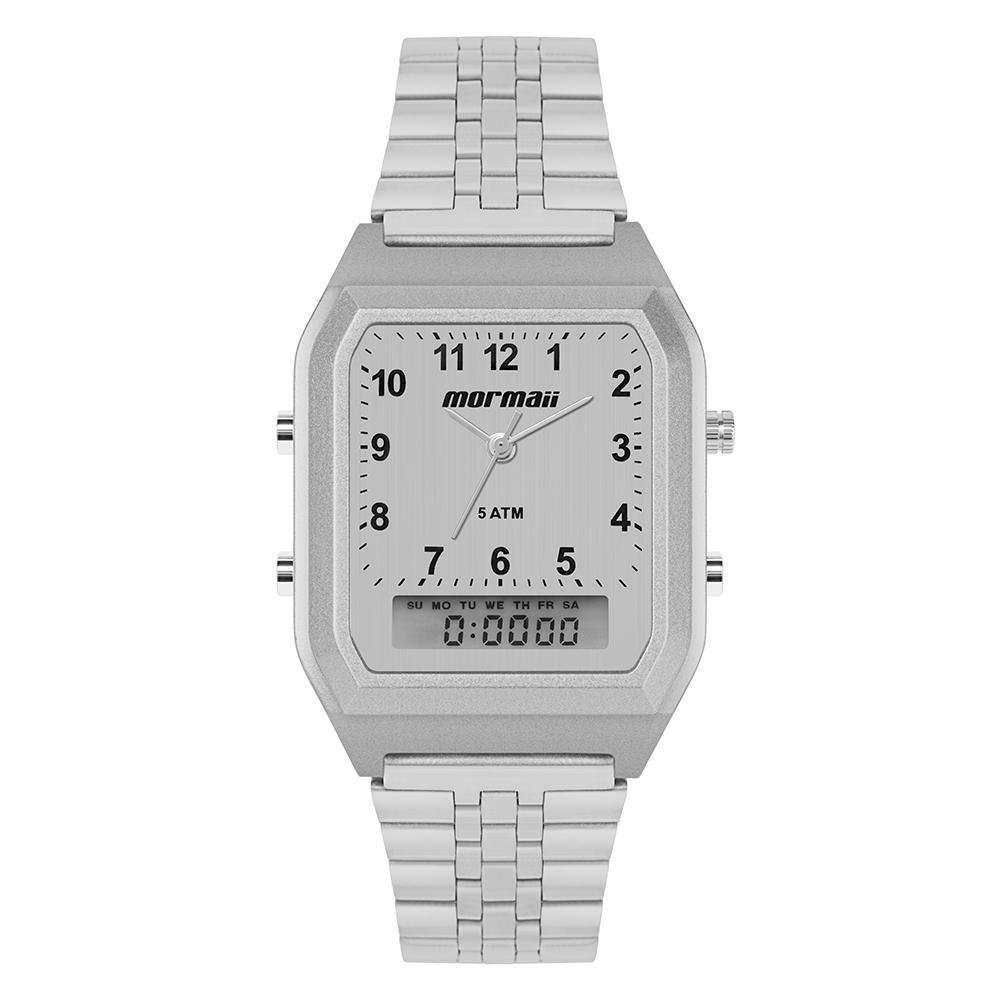 Relógio Mormaii Feminino Vintage Prata - MOPC21JALF/7K Prata