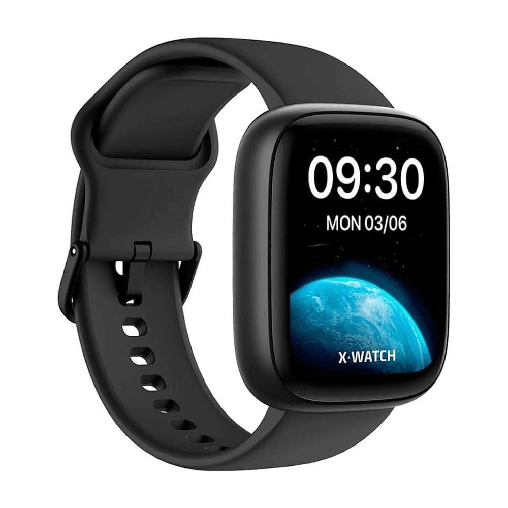 Relogio Smartwatch Unissex Alexa X-Watch XSWUQPI001A - Preto Preto 2