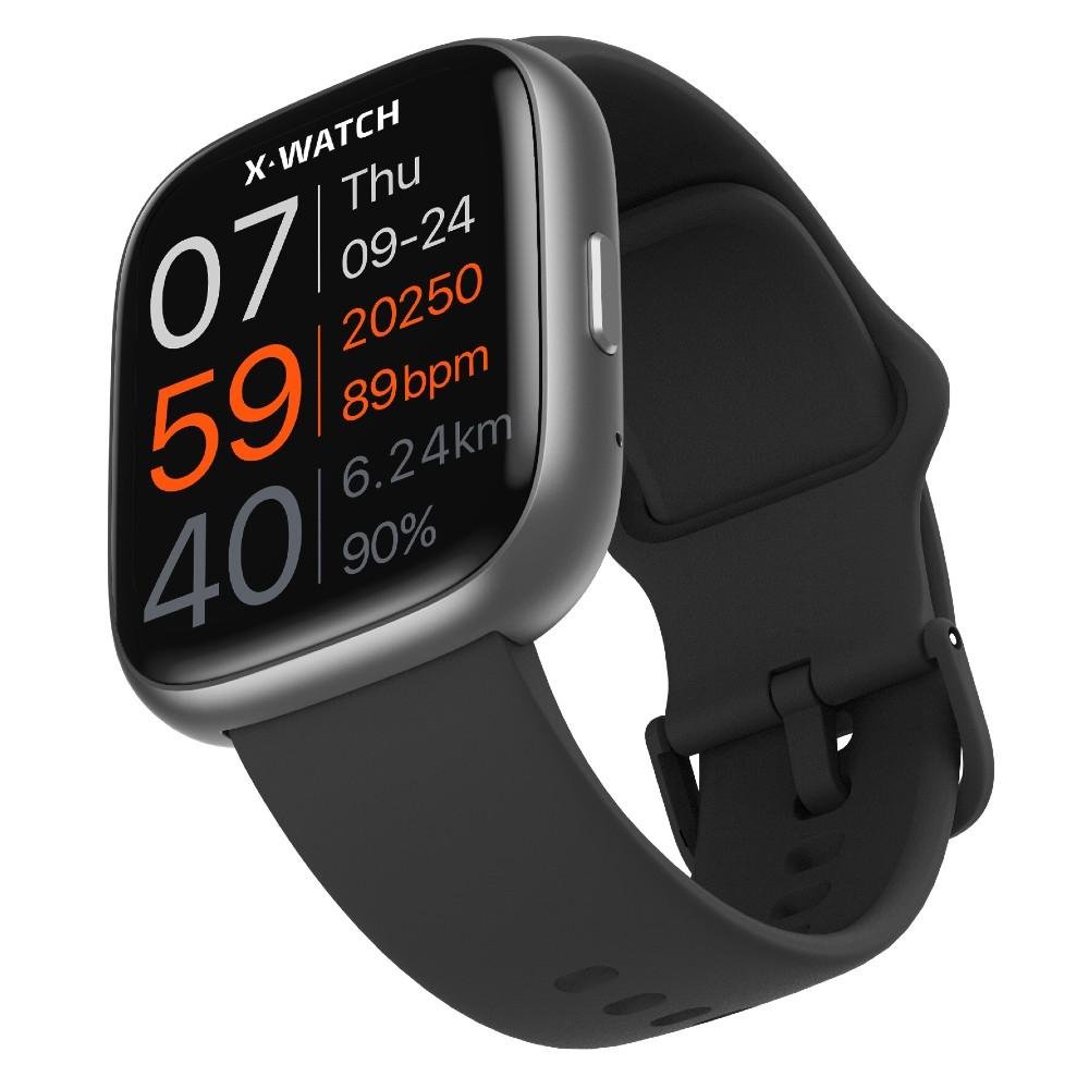 Relogio Smartwatch Unissex Alexa X-Watch XSWUQPI005A Preto 2