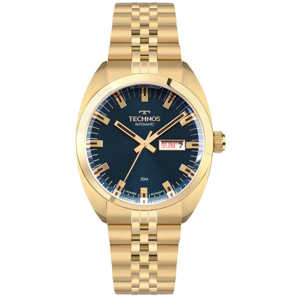 Relógio Technos Masculino Automatico 8205ON/1A Dourado 1