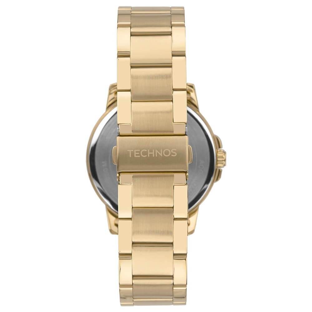 Relógio Technos Masculino Racer 2315LAZ/1B Dourado 3