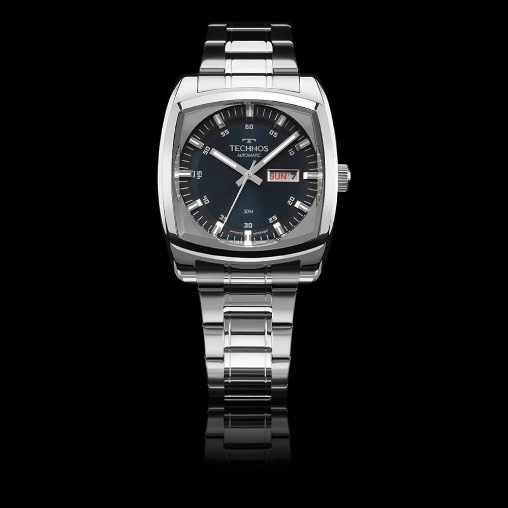 Relógio Technos Masculino Automatico 8205OL/1A Prata 4