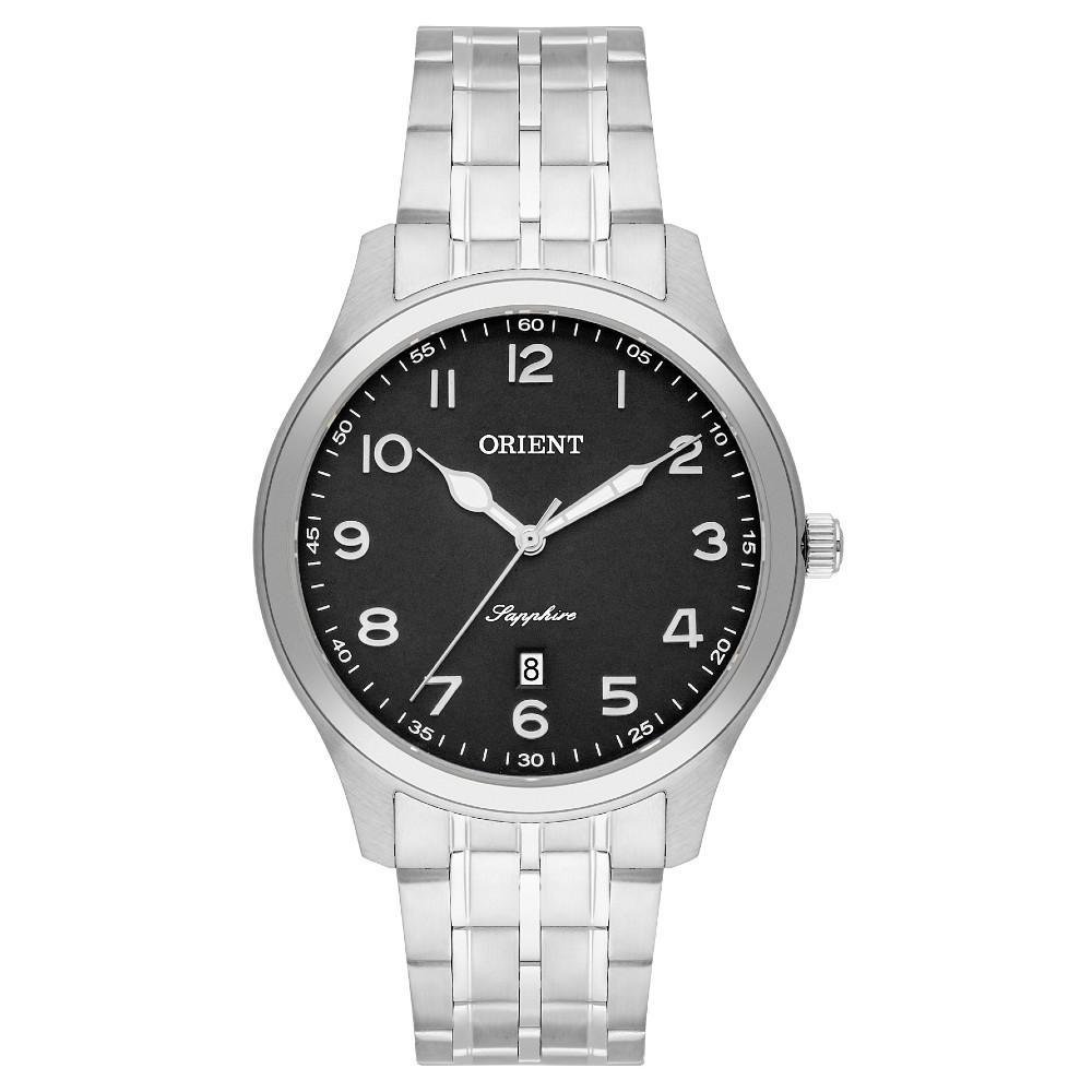 Relógio Orient Masculino Eternal Safira MBSS1459 P2SX Prata 1