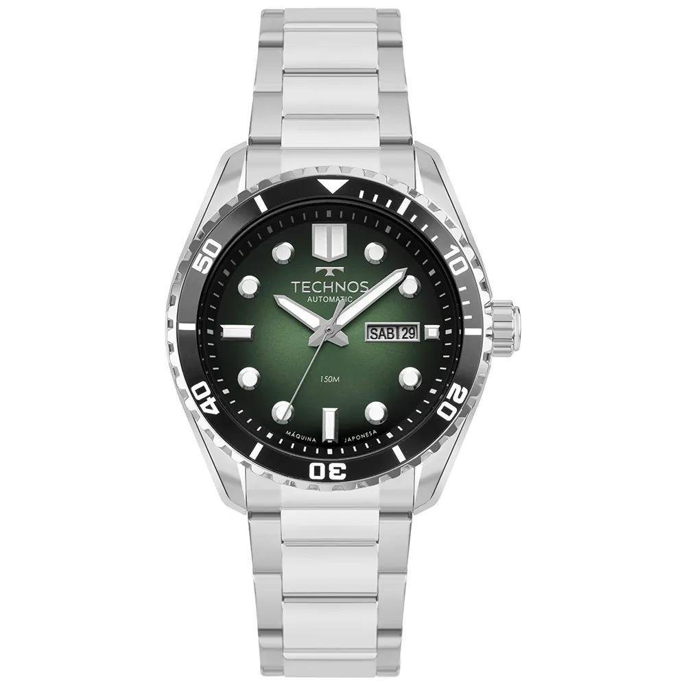 Relógio Technos Diver Automático 8205OX/1V Prata