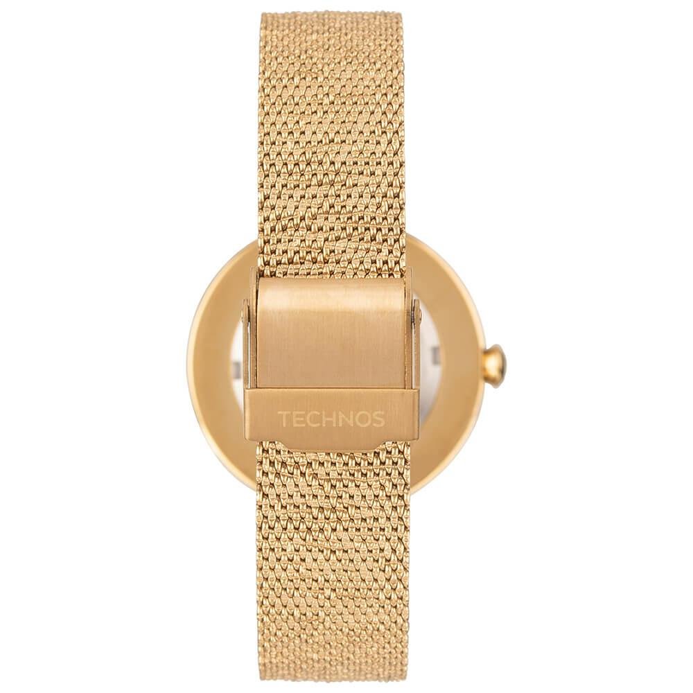 Relógio Technos Feminino Brilho VX50AQ/1D Dourado 3