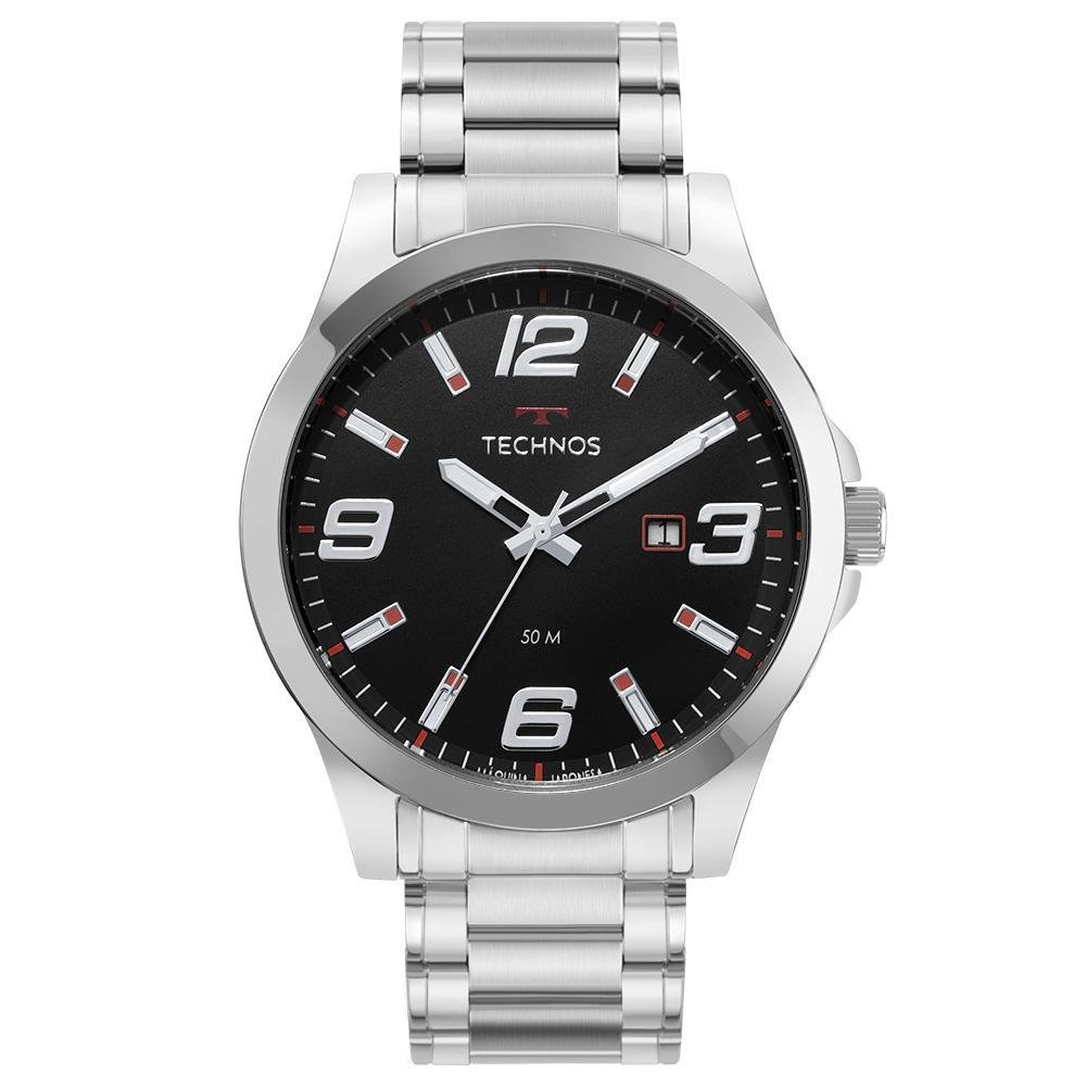 Relógio Technos Masculino Racer Basico Prata -2115MOLS/1P Prata 1