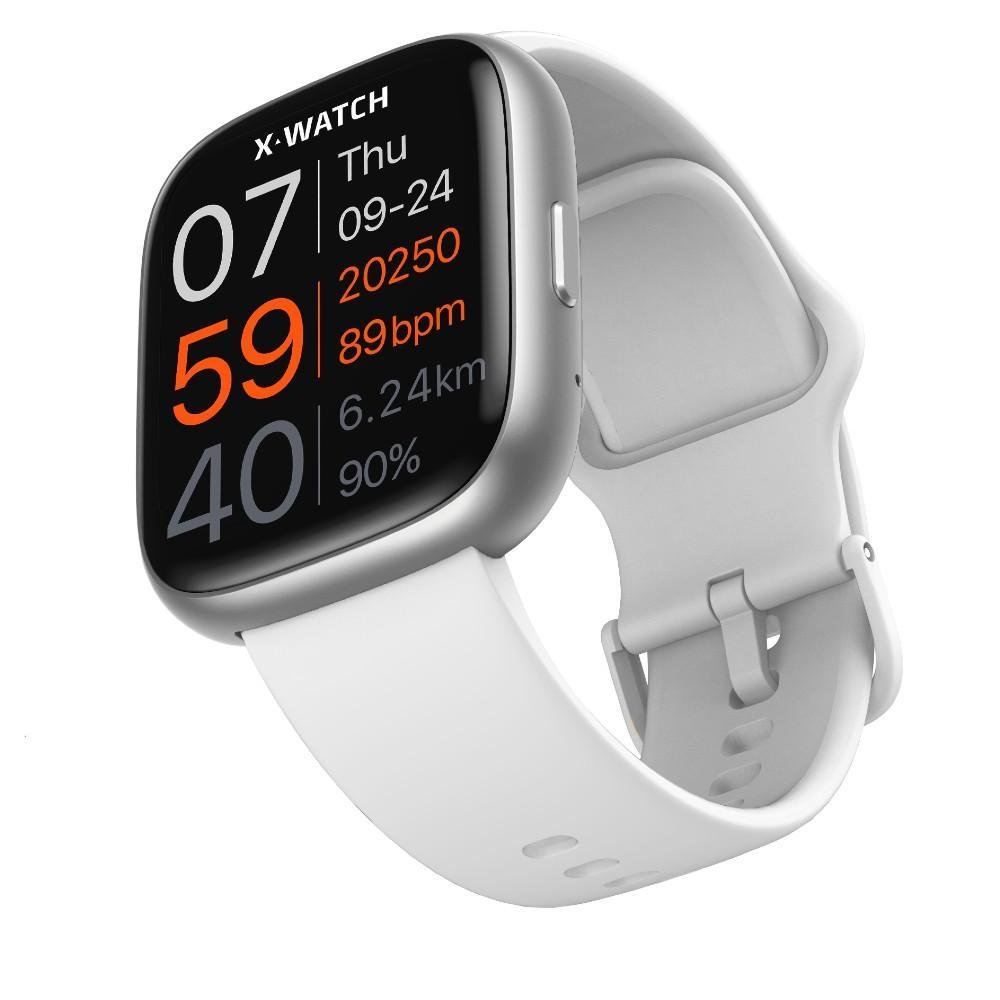 Relogio Smartwatch Unissex Alexa X-Watch XSWUQPI007A Prata 5