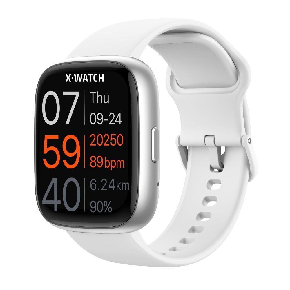 Relogio Smartwatch Unissex Alexa X-Watch XSWUQPI007A Prata 6