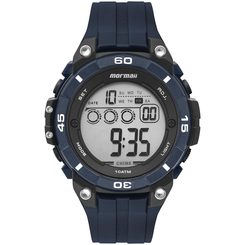 Relógio Mormaii Masculino Wave Azul - MO2912B/8A Preto