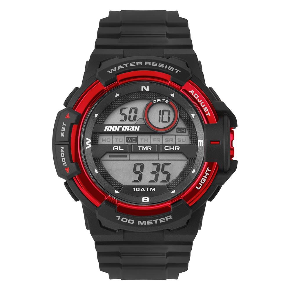 Relógio Mormaii Masculino Wave Preto - MOLCDAAS/8R