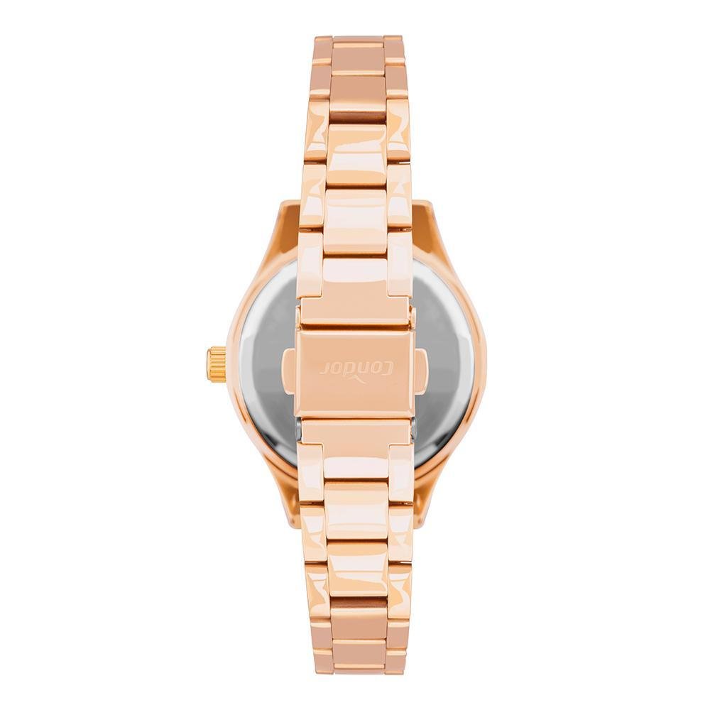 Kit Relógio Condor Feminino Dia A Dia Rosé CO2035NRF/K4J Dourado 3