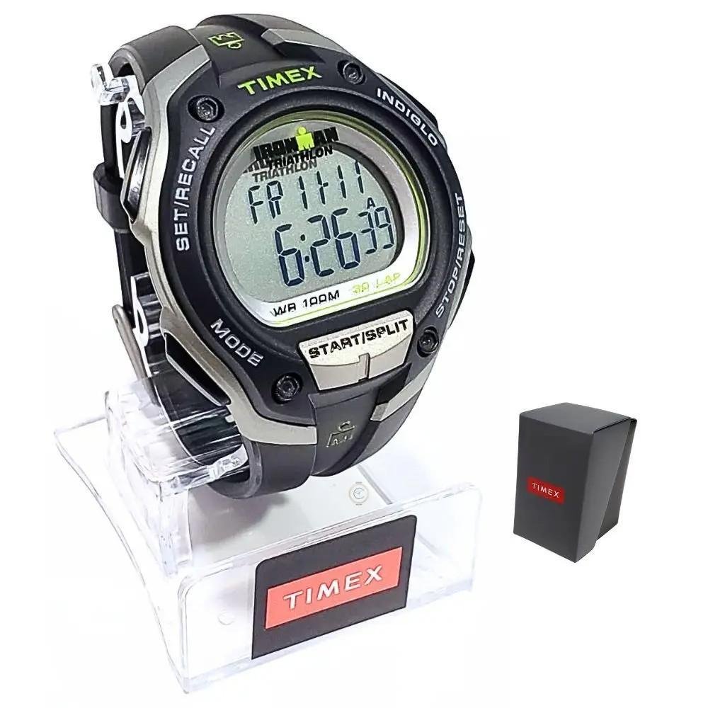 Relógio Timex Masculino Digital Ironman Triathlon T5K412 Preto