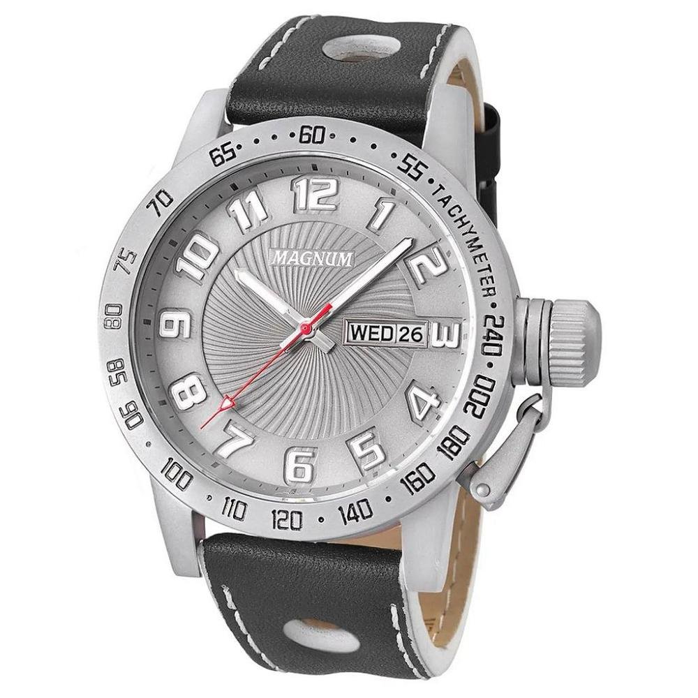 Relogio Masculino Magnum MA33139N Prata 1