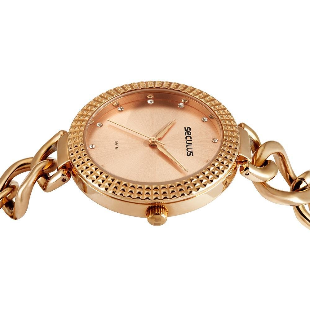 Relógio Seculus Feminino 44257LPSVRB2 Dourado 2