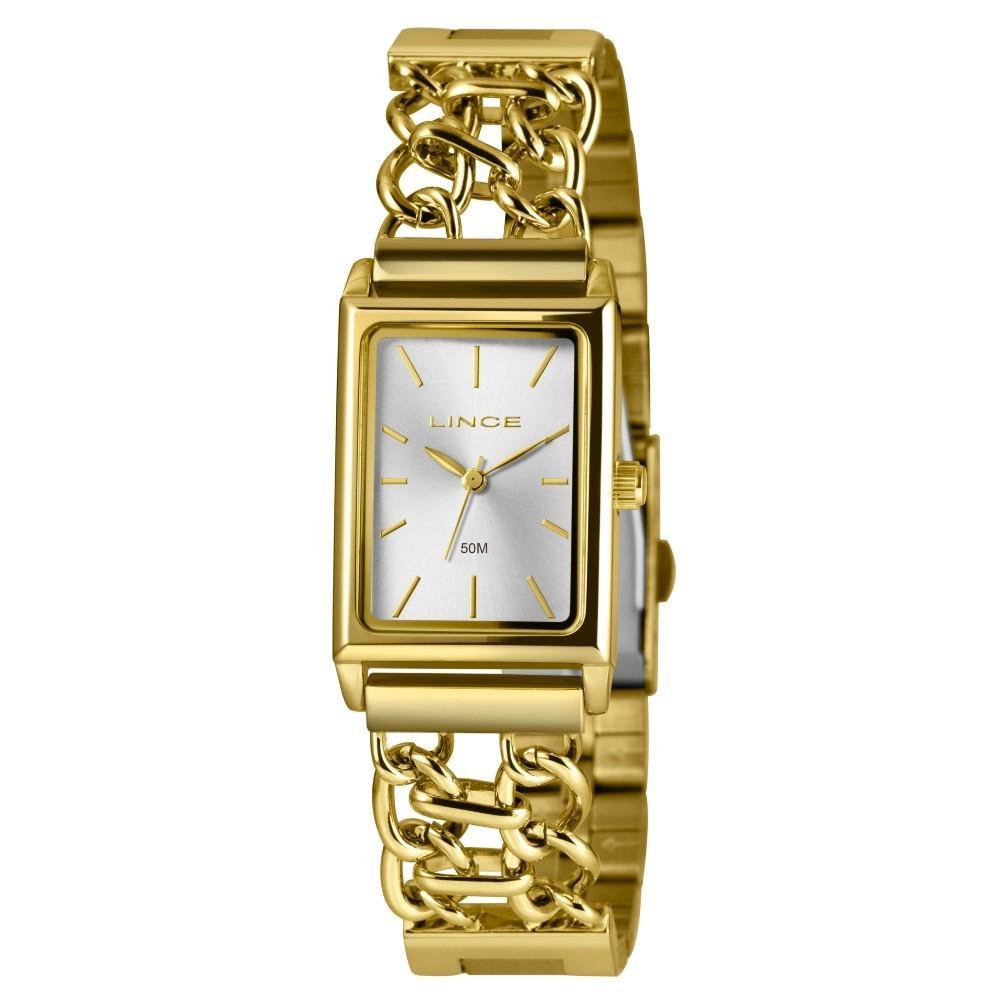 Relógio Feminino Lince Dourado LQG4798L23 S1KX