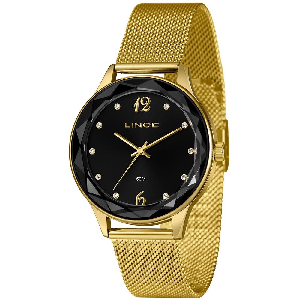 Relógio Feminino Lince Dourado LRG4826L40 P2KX