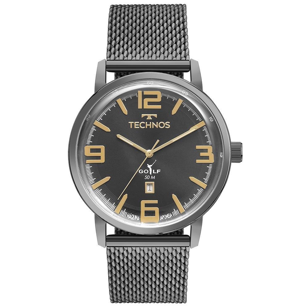 Relógio Technos Masculino Golf Grafite - 2115UBL/1F