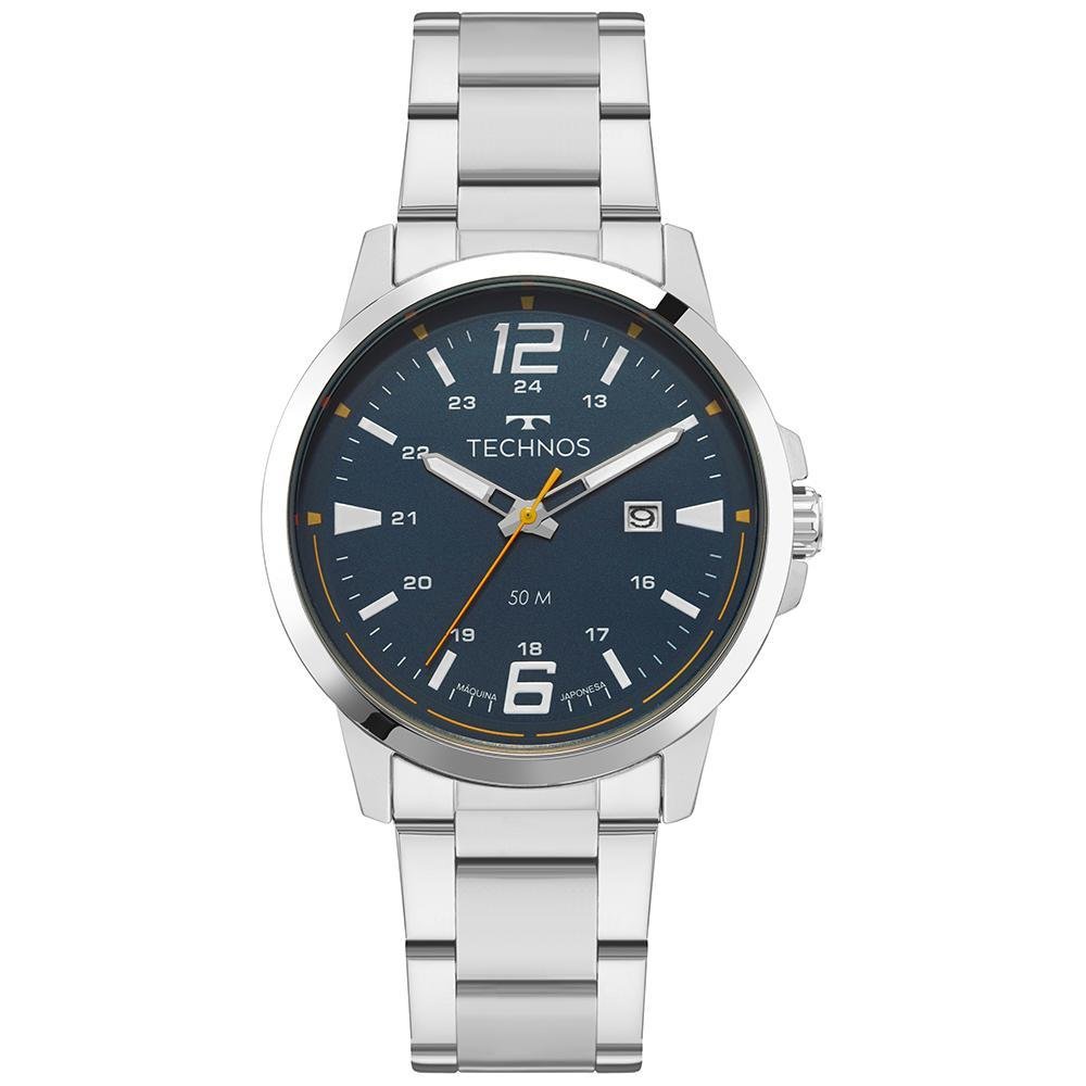 Relógio Technos Masculino Racer Basico Prata - 2115UCM/1A