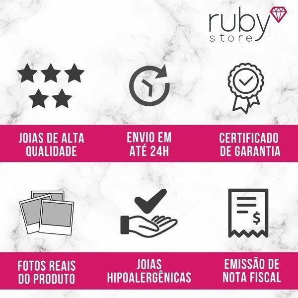 Brinco Médio Riviera Zircônias Azul Branco SemiJoia Rodio Prata 6