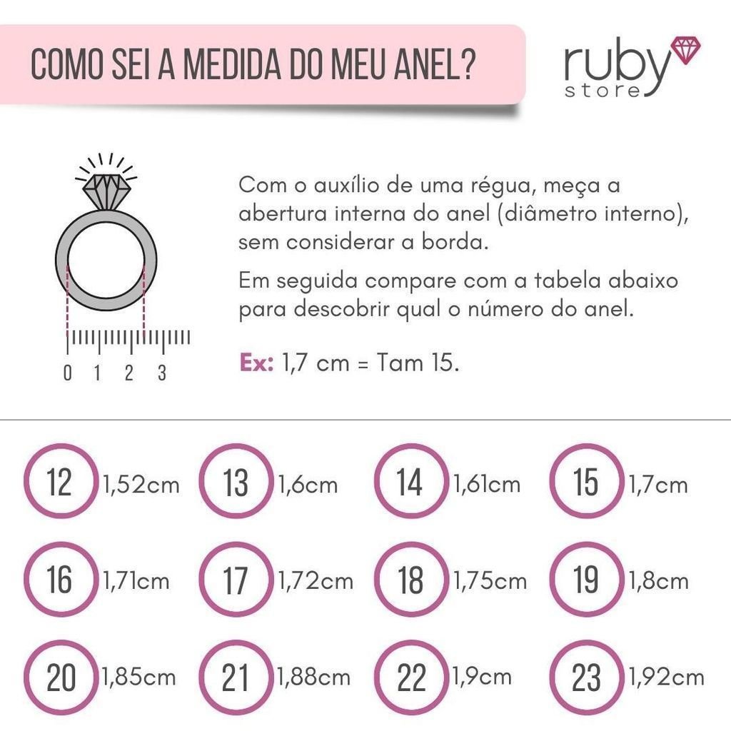 Anel Fusion Turmalina Oval com Zirconias SemiJoia Dourado 8