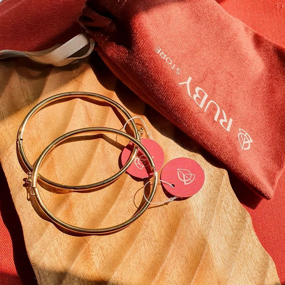 Bracelete Tubo Com Fecho Semijoia Banhada a Ouro Dourado 5