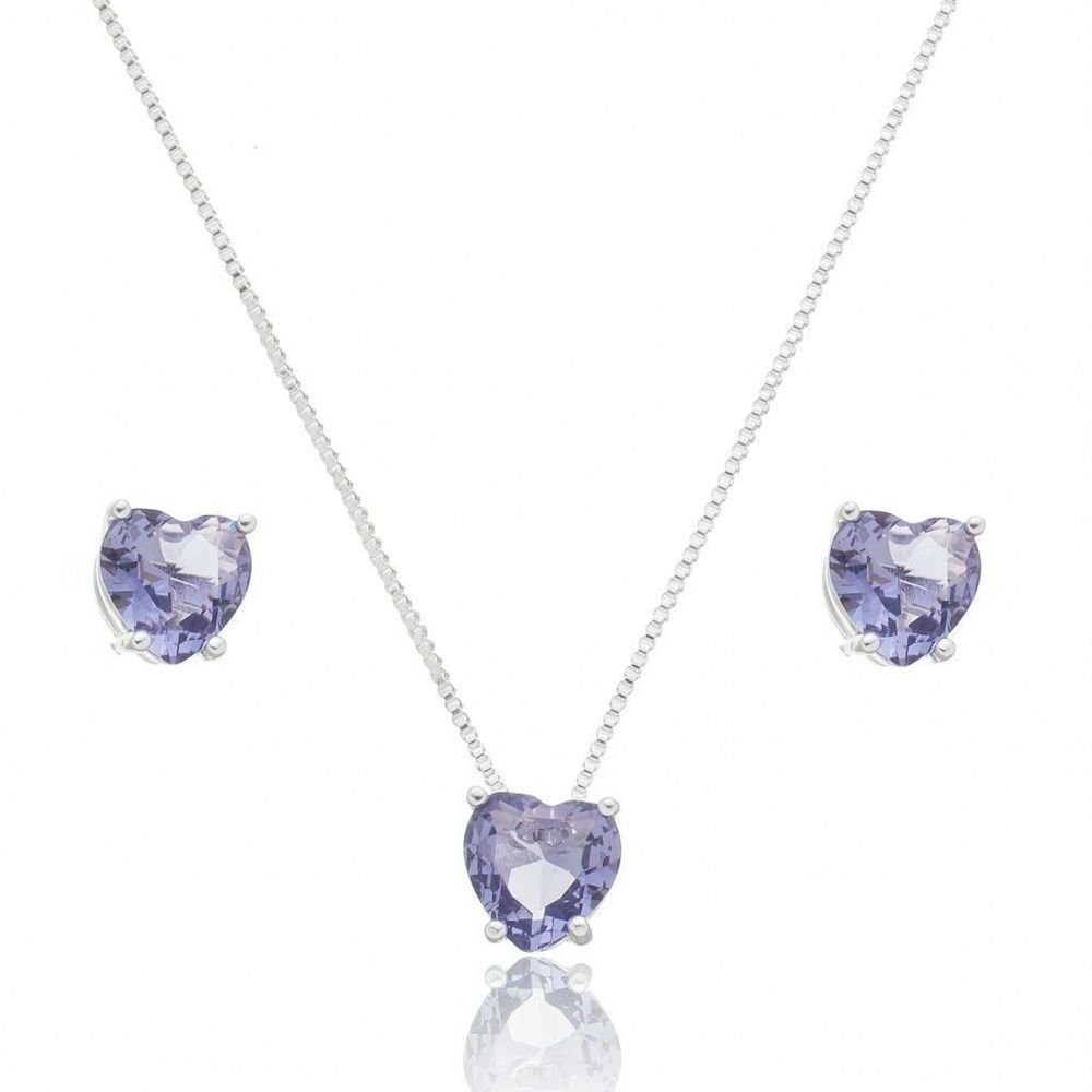 Cor Prata/Roxo