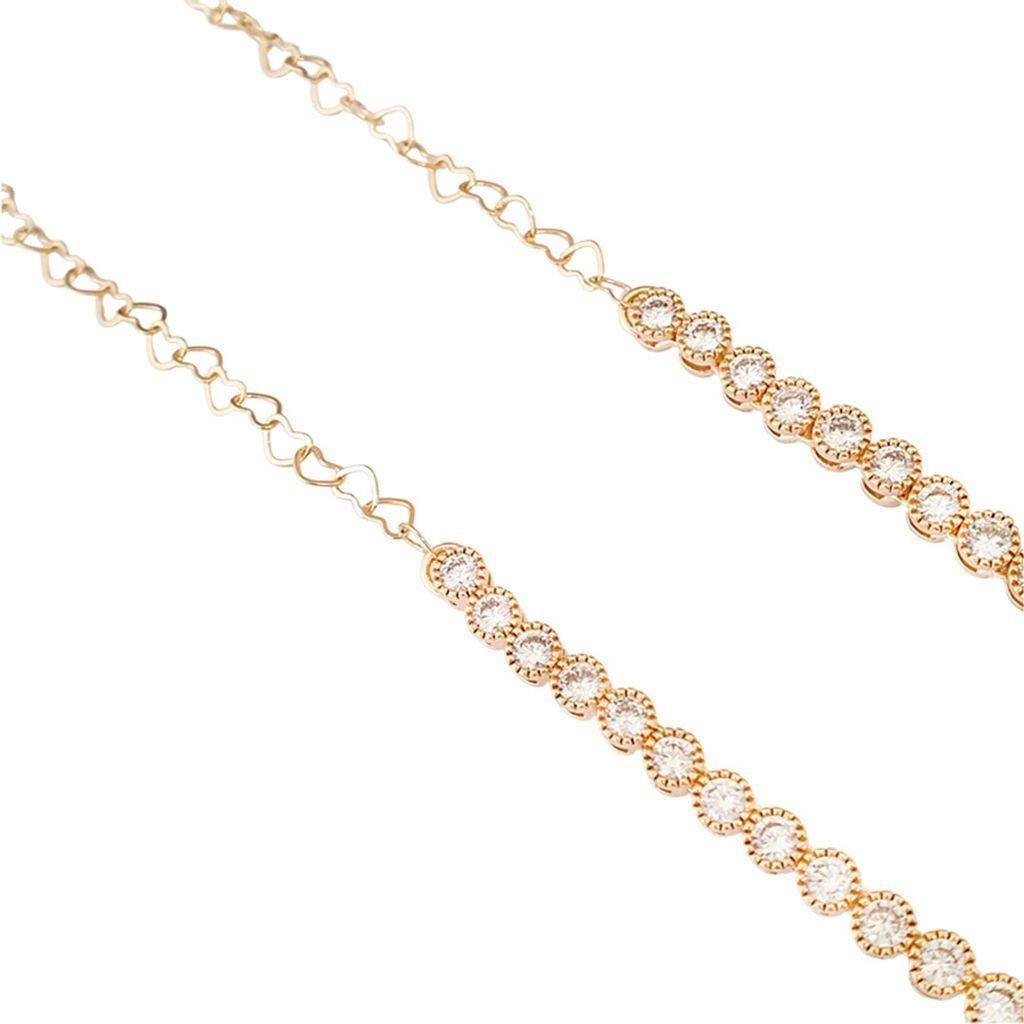 Colar Choker Riviera Zircônias Bolinhas Semijoia Banho Ouro Dourado 3