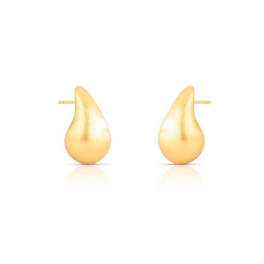 Brinco Gota Selena Dourada Pequena Dourado 1