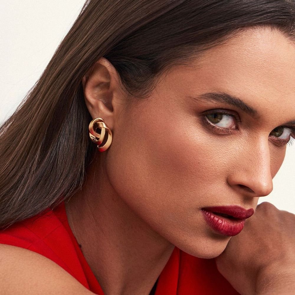 Brinco Swipe Dourado Dourado 2