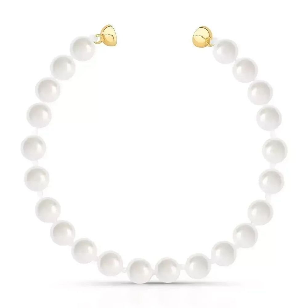 Pulseira em Pérolas Shell com Fecho Magnético Semijoia