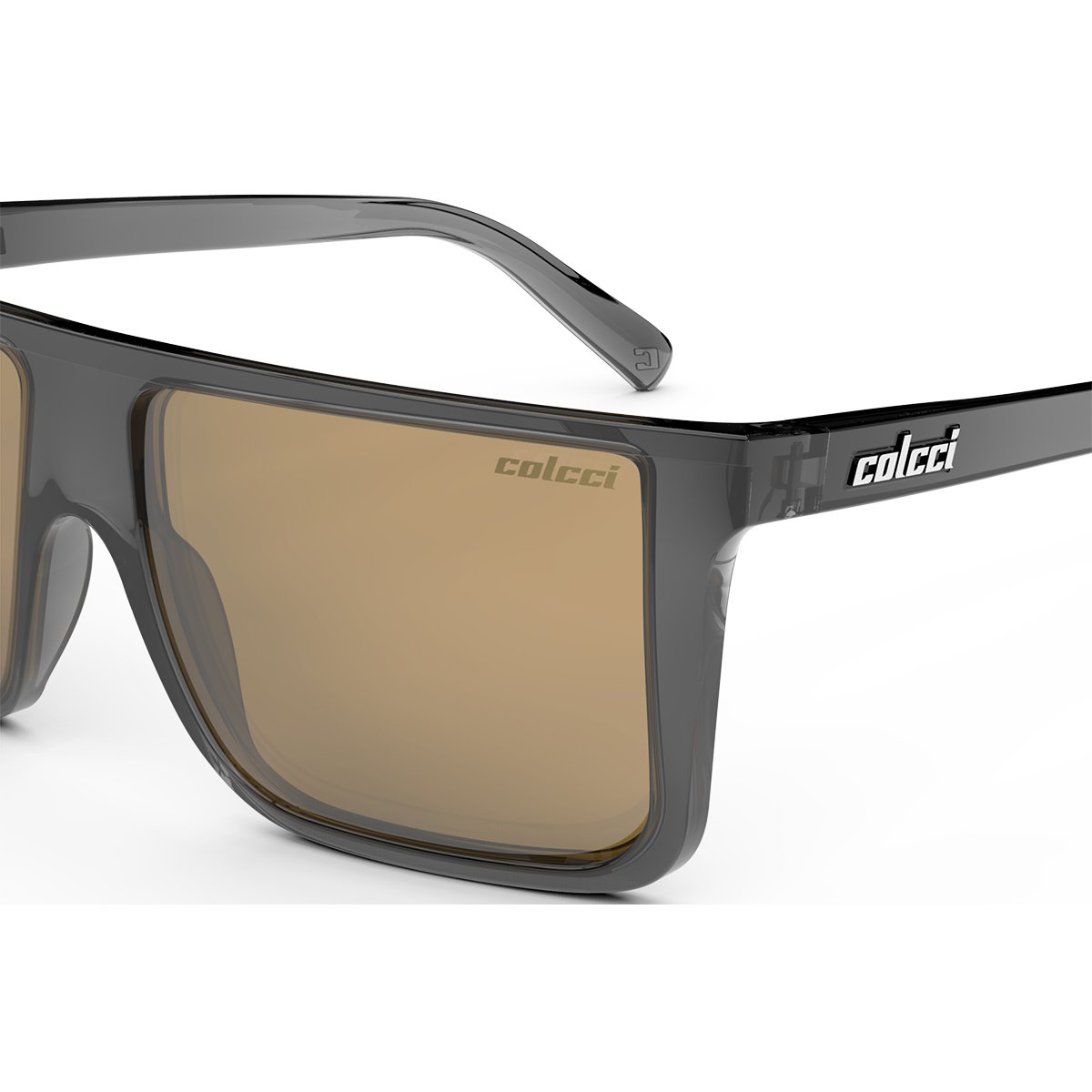 Oculos Solar Infantil Colcci Garnet Fun C0207d4981 Fume Translucido Lente Dourado Espelhada Cinza 3