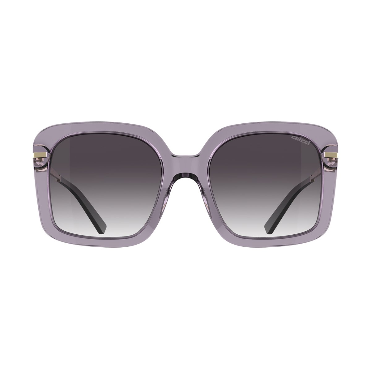 Oculos Solar Colcci Chelsea C0199c6933 Roxo Translucido Lente Cinza Degrade Roxo 2