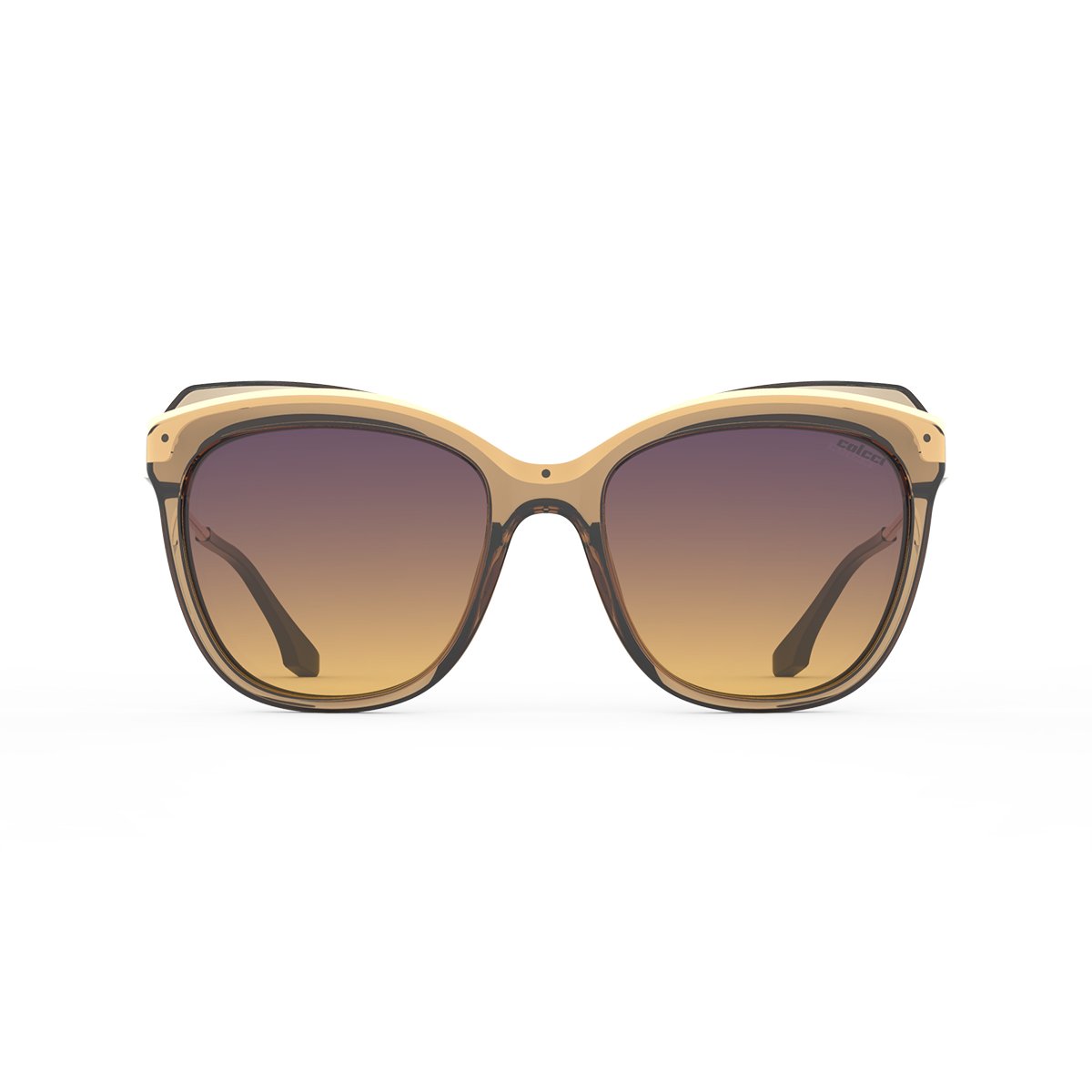 Oculos Solar Colcci Lua C0187j08a7 Marrom Translucido Lente Roxo Degrade Marrom 2