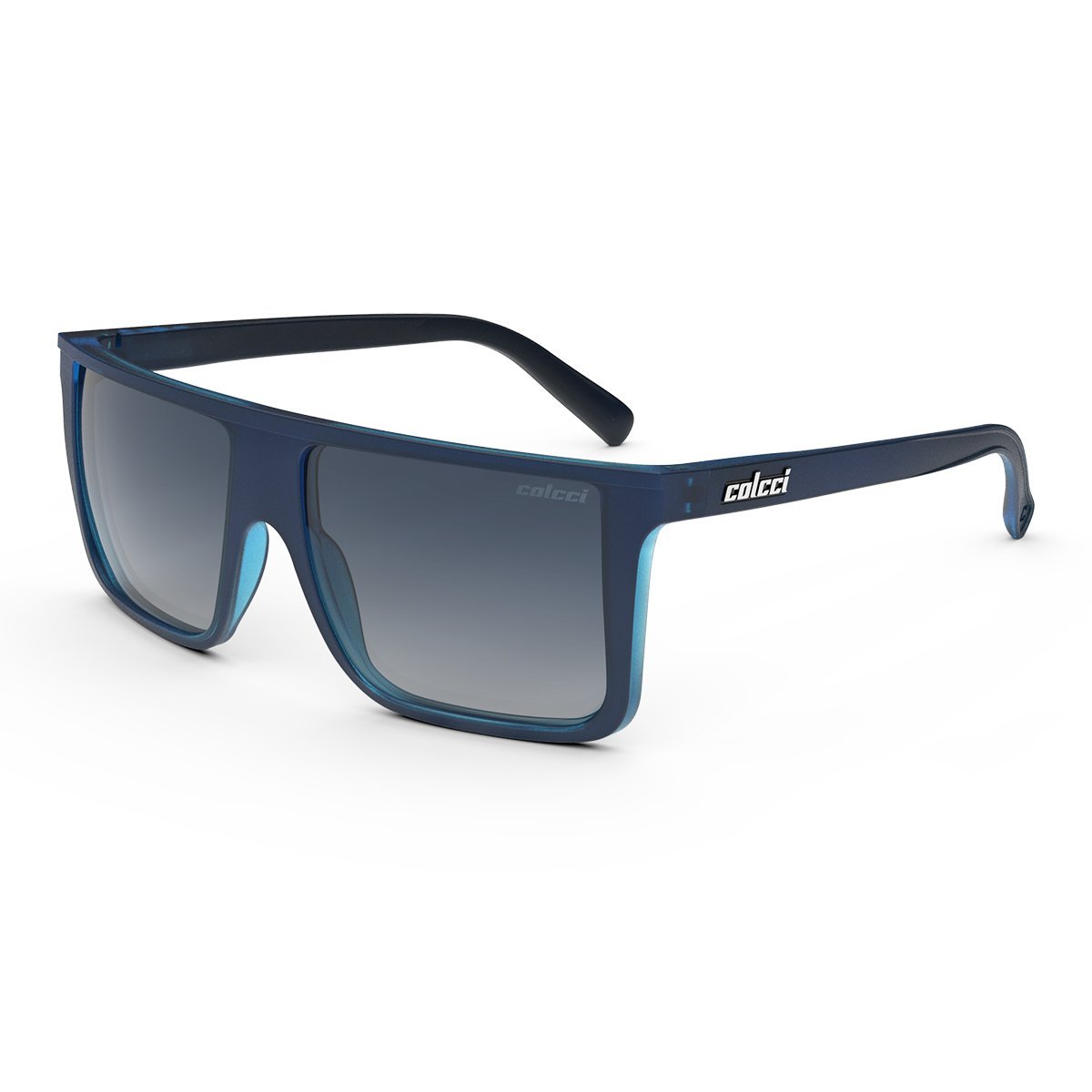 Oculos Solar Infantil Colcci Garnet Fun C0207k8286 Azul Fosco Lente Azul Degrade