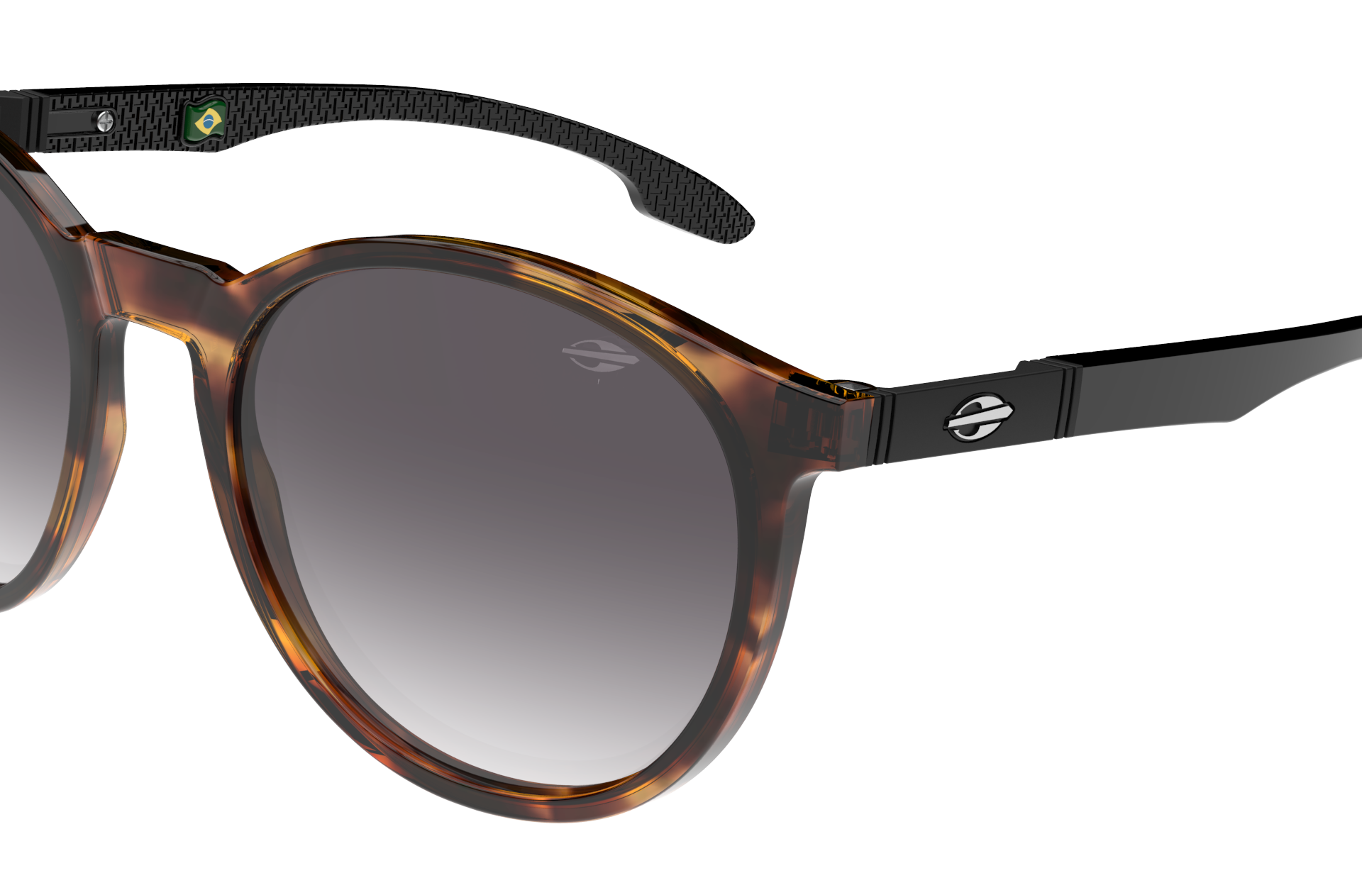 Oculos Solar Mormaii Maui M0035f2933 Marrom Brilho Demi Lente Cinza Degrade Marrom 3