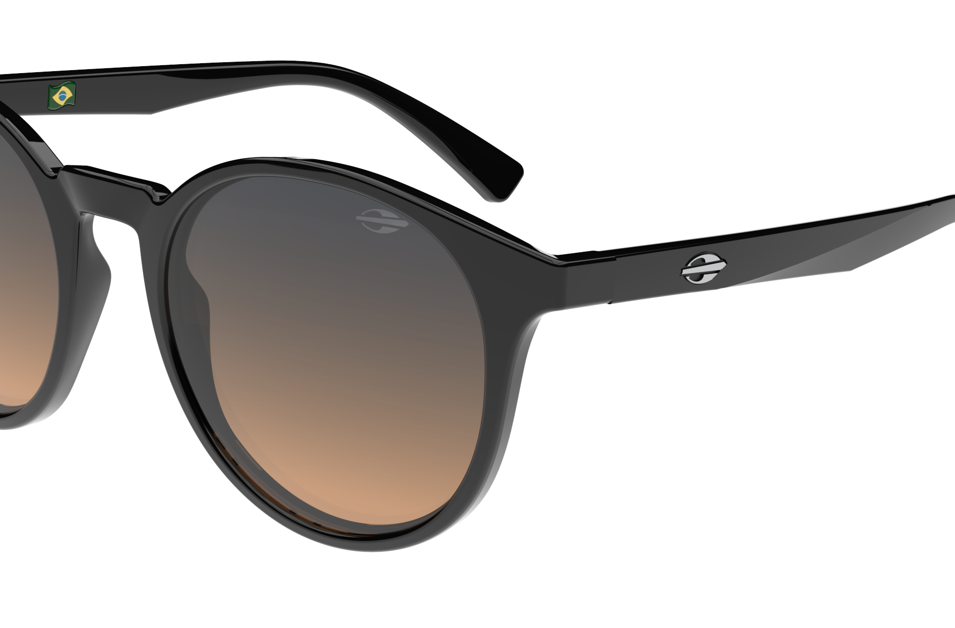 Oculos Solar Mormaii Agra Sun M0152a0221 Preto Brilho Lente Azul Degrade Preto 3