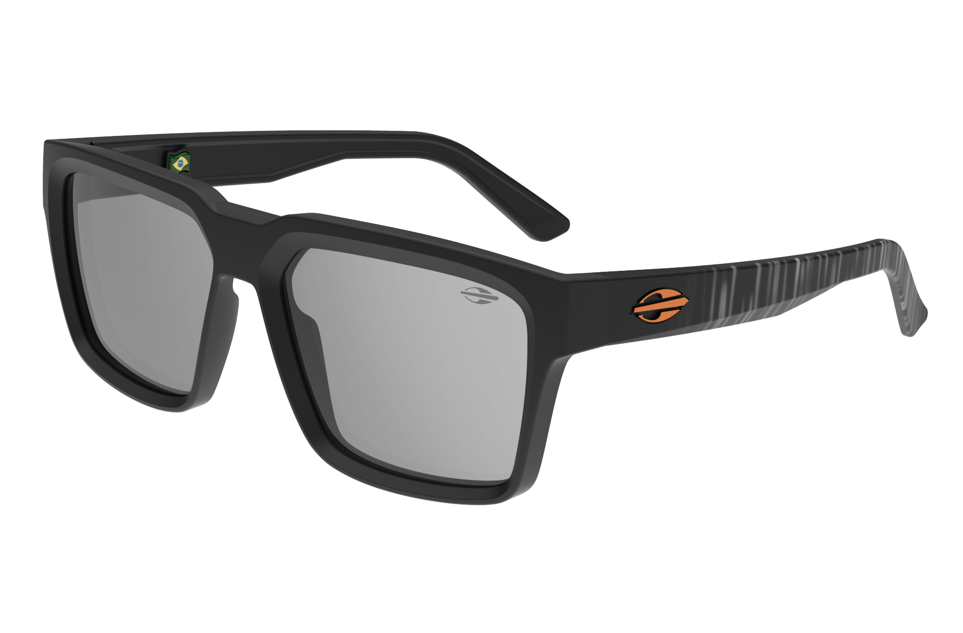 Oculos Solar Mormaii Miami M0158apj09 Preto Fosco Lente Cinza Espelhada Preto 1